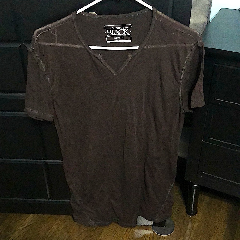 Buckle shirt. Medium. Very thin/lightweight/see through.